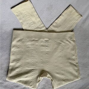 Ivory Knit leggings